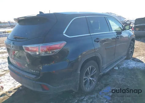 2016 Toyota Highlander Xle V6 из США, поврежденный, VIN 5TDJKRFHXGS501307